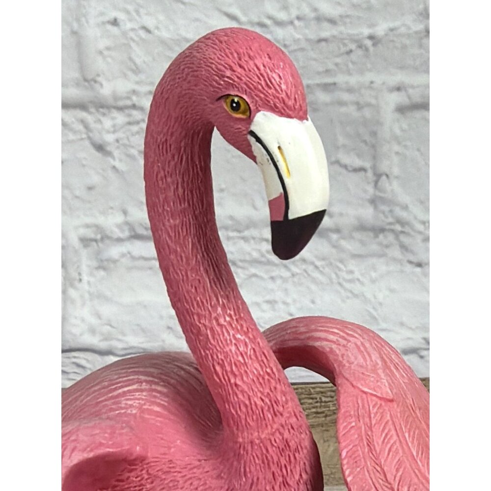 Sitting Exec Office Ballet Dancer Pink Flamingo Ballerina Shelf Sitter Laptop - Picture 2 of 14